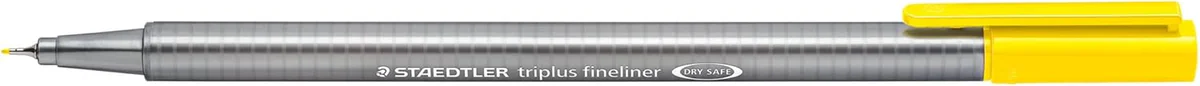 STYLO FEUTRE POINTE FINE TRIPLUS STAEDTLER JAUNE