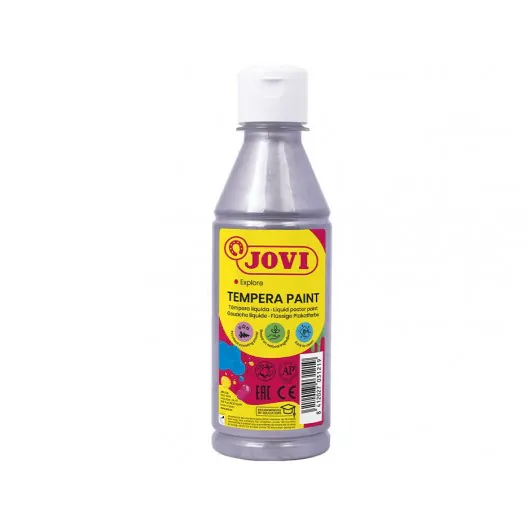 GOUACHE LIQUIDE BOUTEILLE DE 250 ML JOVI ARGENT