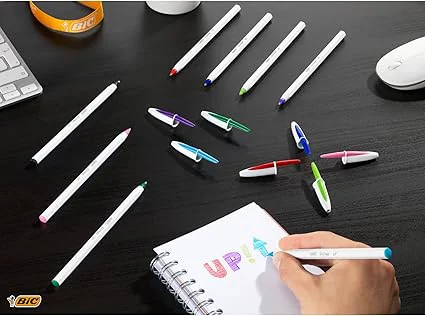 STYLO À BILLE BIC CRISTAL UP COULEURS - Vue 3