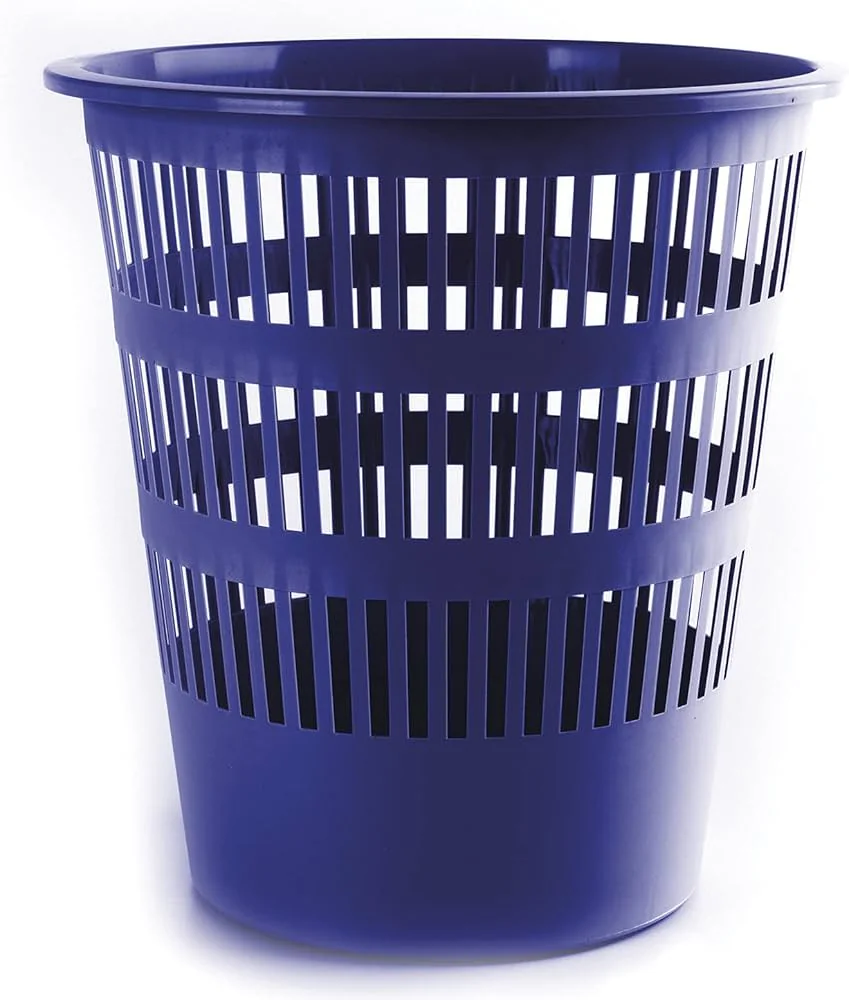 CORBEILLE A PAPIER FAIBO 12L BLEU