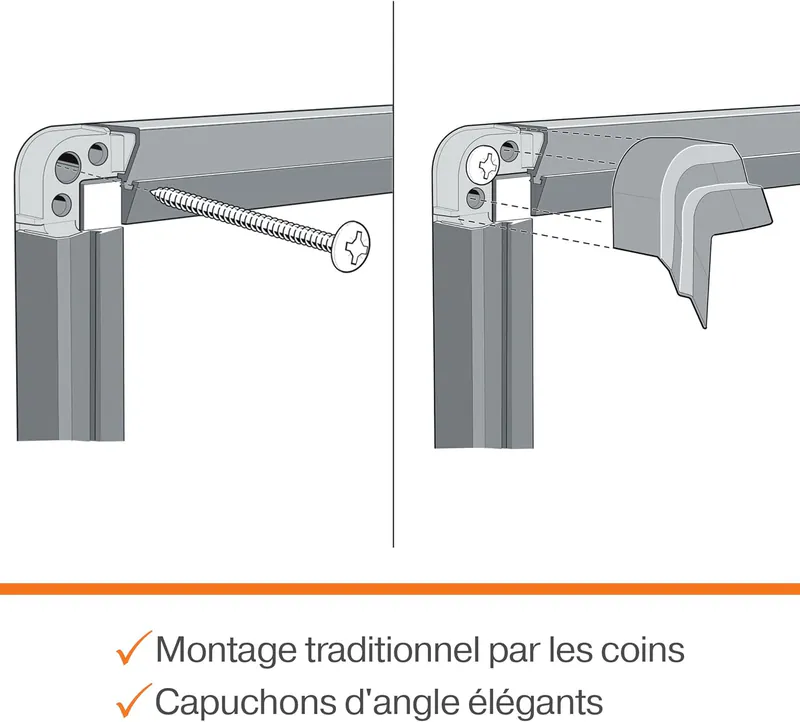 TABLEAU D'AFFICHAGE LIÈGE CADRE ALUMINIUM 60*90 CM NOBO - Vue 4