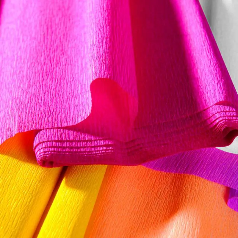 PAPIER CREPON COULEURS ASSORTIES
