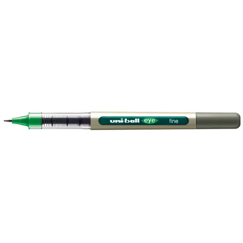 STYLO ROLLER-GEL UNI-BALL EYE 0.7MM VERT - Vue 2