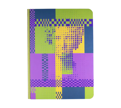 NOTEBOOK 15X21 POP ART ILLUSION OPTIQUE