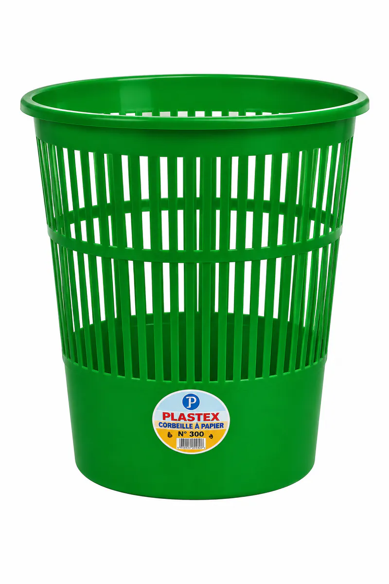 CORBEILLE A PAPIER 11L ARK VERT 