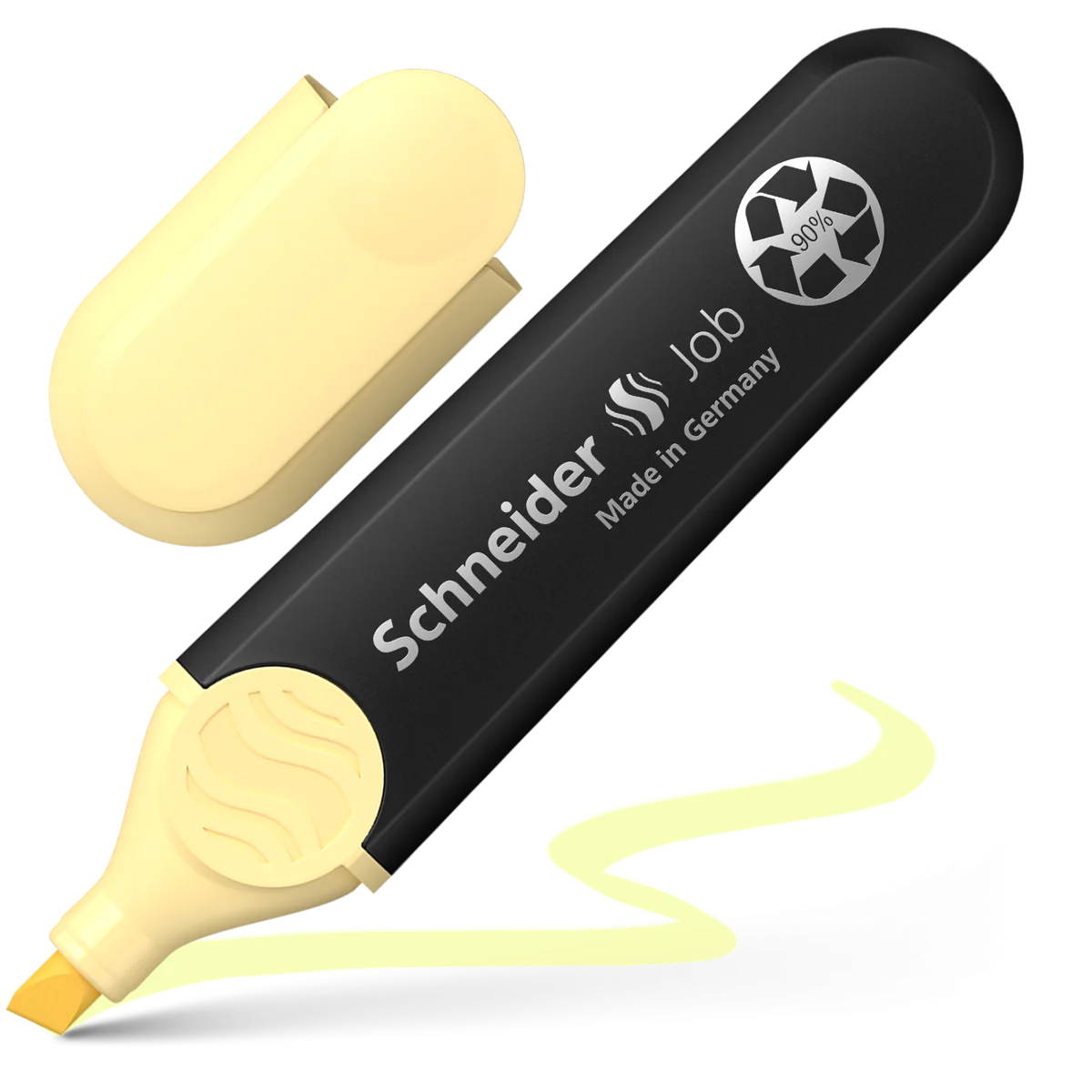 SURLIGNEUR FLUO SCHNEIDER JOB JAUNE PASTEL