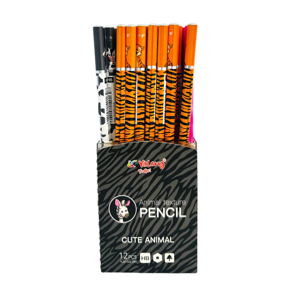 CRAYON NOIR HB2 YALONG ANIMAL TEXTURE