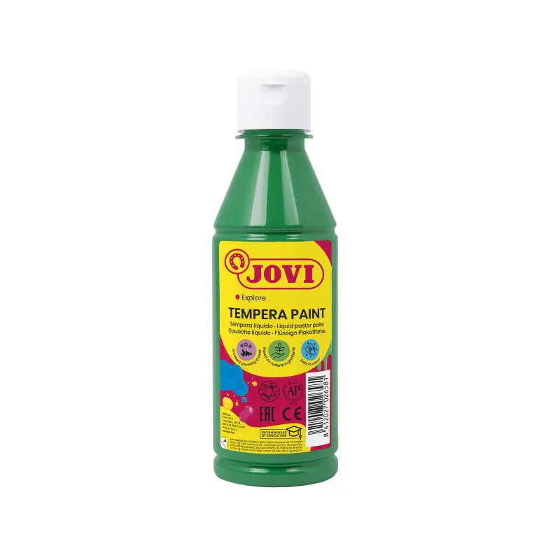 GOUACHE LIQUIDE BOUTEILLE DE 250 ML JOVI VERT FONCE