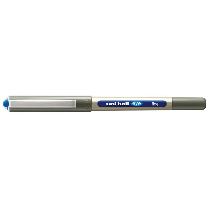 STYLO ROLLER-GEL UNI-BALL EYE 0.7MM BLEU - Vue 3