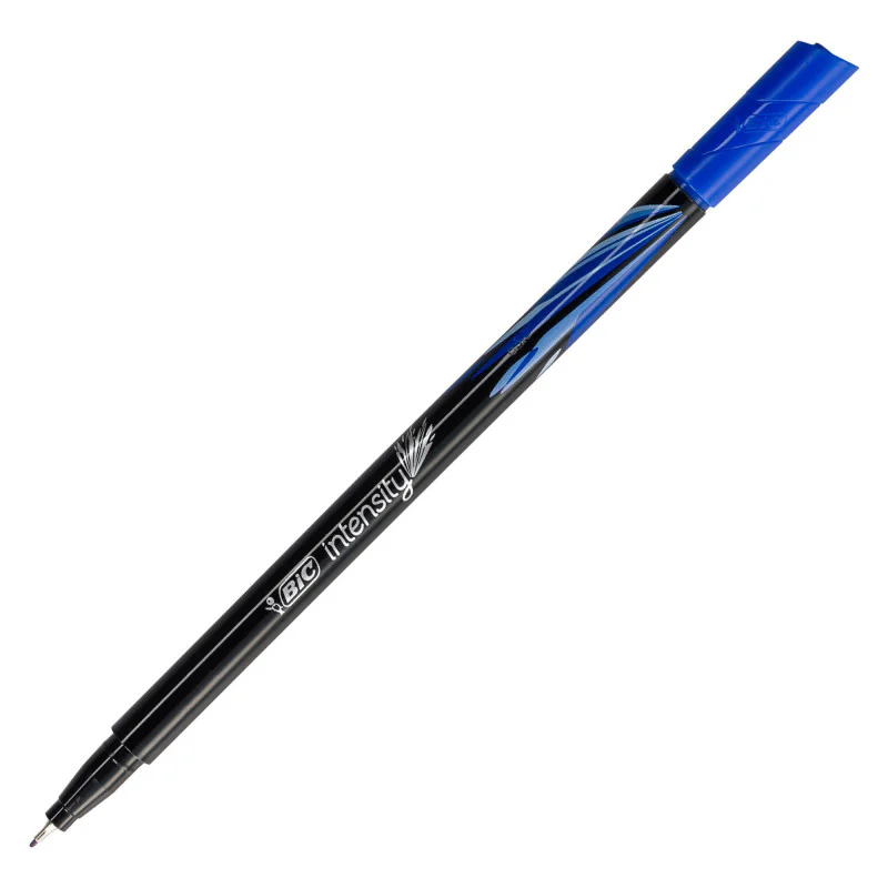 STYLO FEUTRE POINTE FINE BIC INTENSITY BLEU - Vue 2