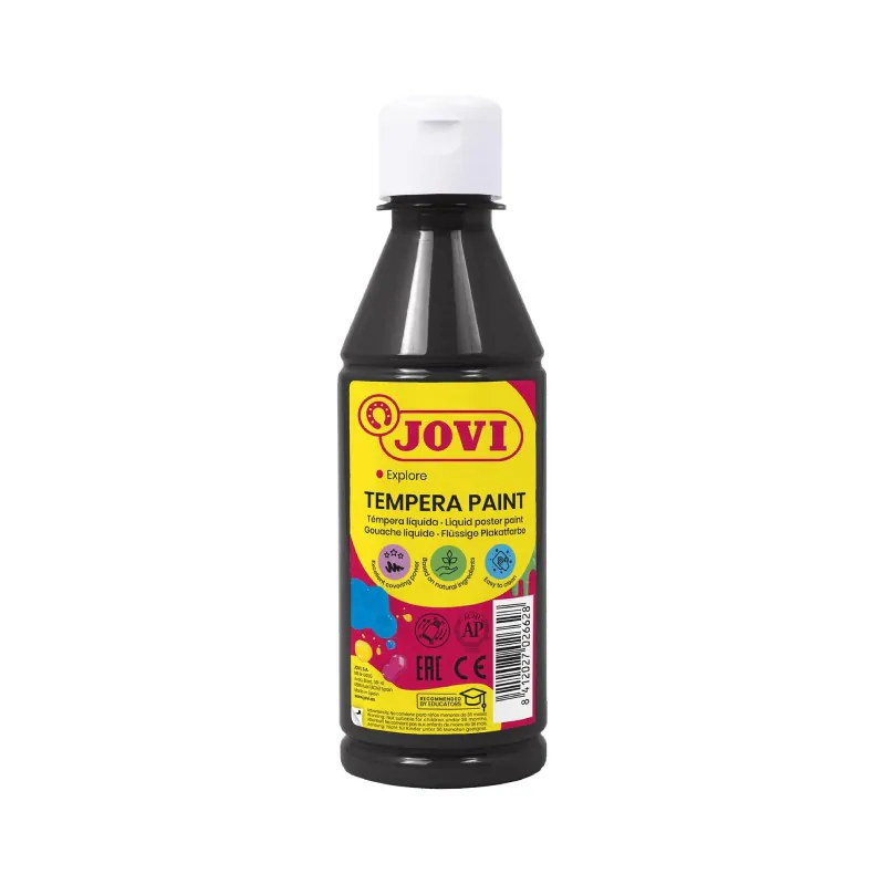 GOUACHE LIQUIDE BOUTEILLE DE 250 ML JOVI NOIR