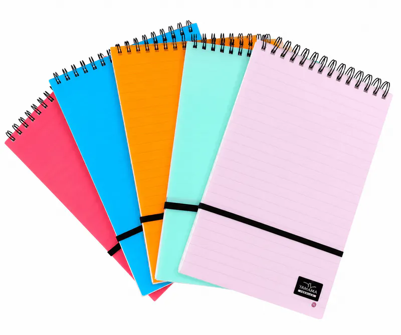 BLOC NOTE A LIGNE AVEC ELASTIQUE A5 160P YAMAMA