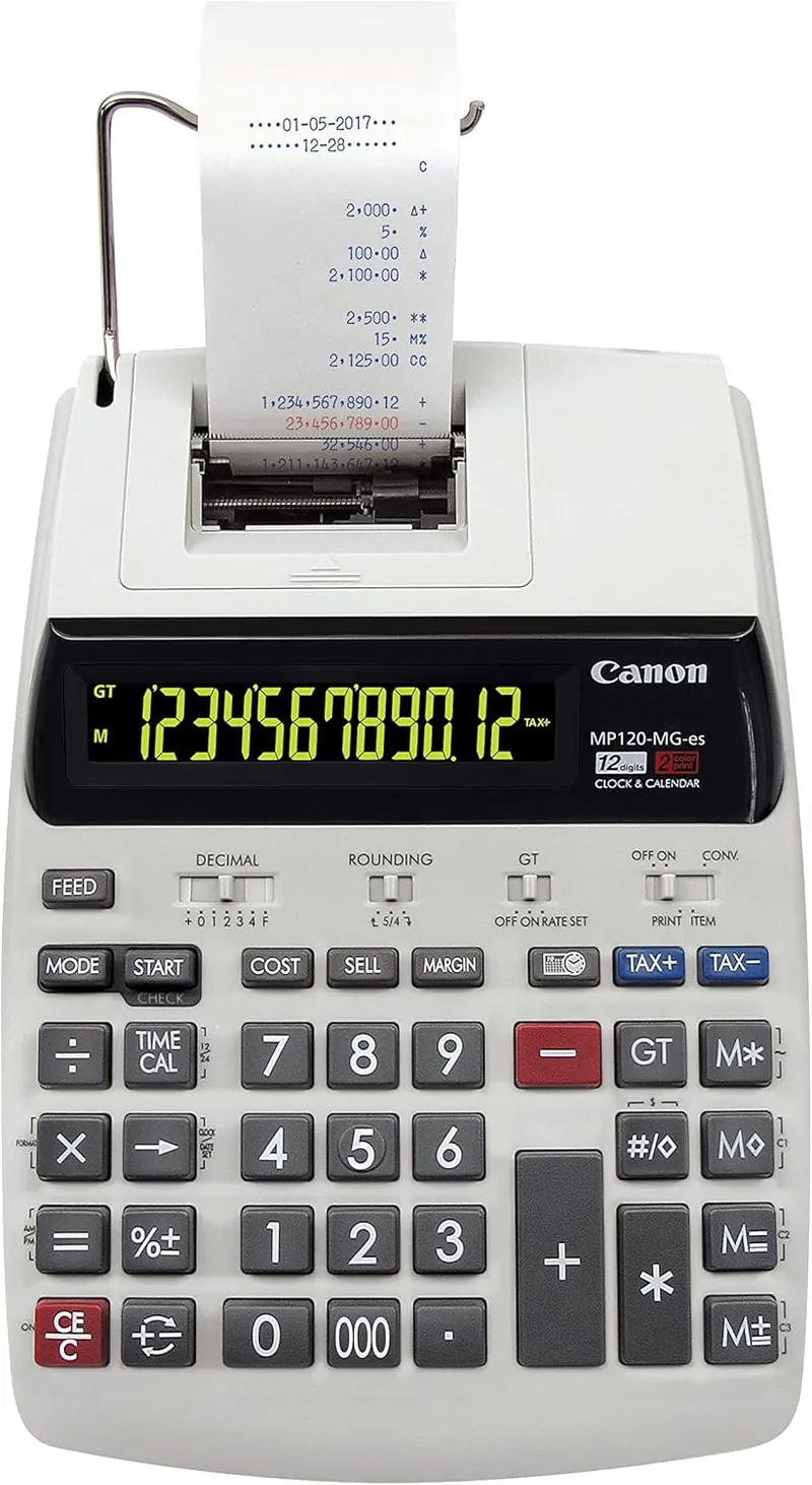 CALCULATRICES À RUBAN CANON MP120-MG-es II