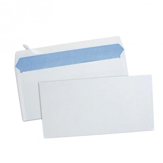 ENVELOPPES BLANCHES 110X220 PACK DE 500