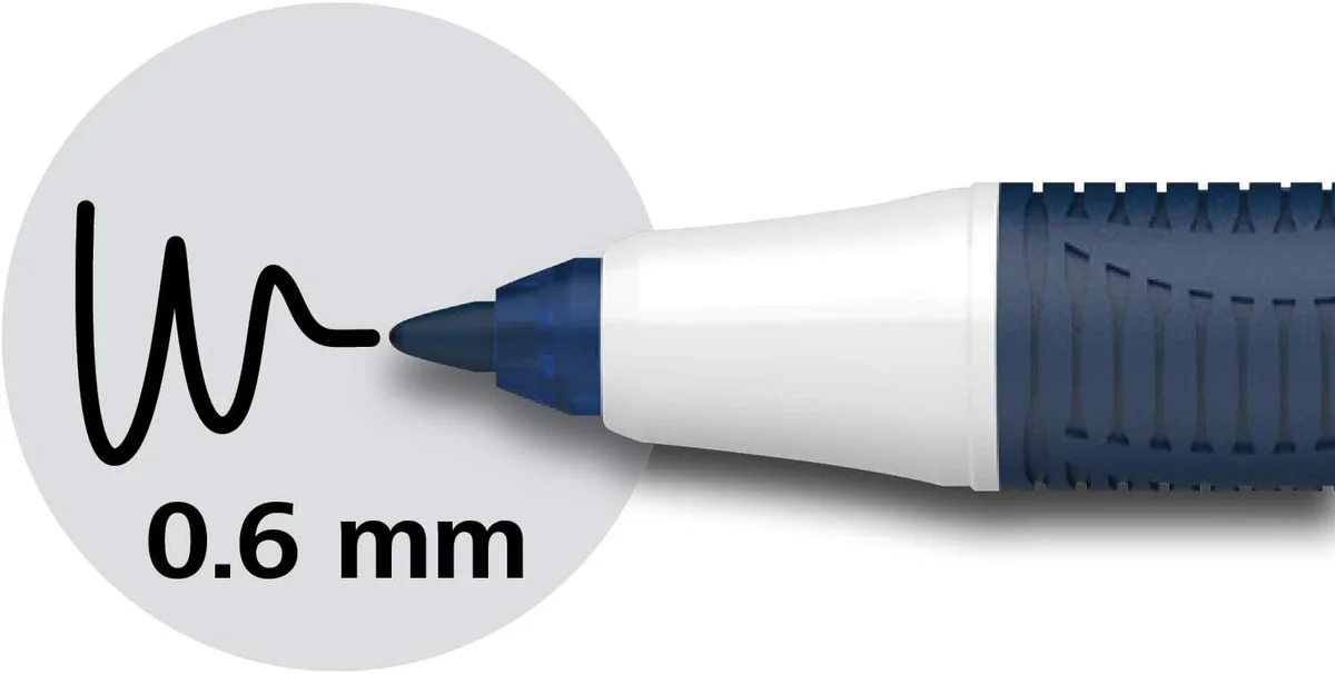 STYLO ROLLER-GEL SCHNEIDER ONE CHANGE RECHARGEABLE NOIR - Vue 3