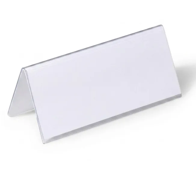 PORTE NOM CHEVALET MM PAYSAGE TRANSPARENT