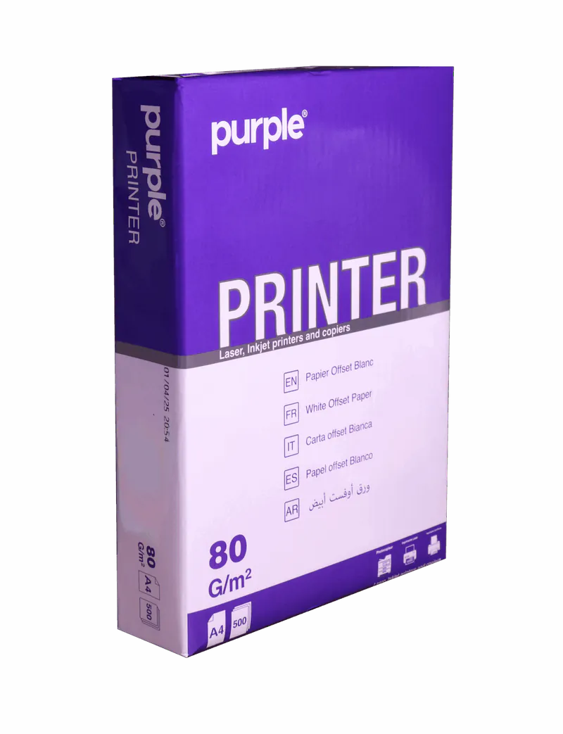 RAME DE PAPIER PURPLE A4 - 80GR