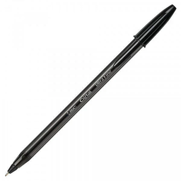STYLO À BILLE BIC CRISTAL ULTRA FINE NOIR - Vue 2