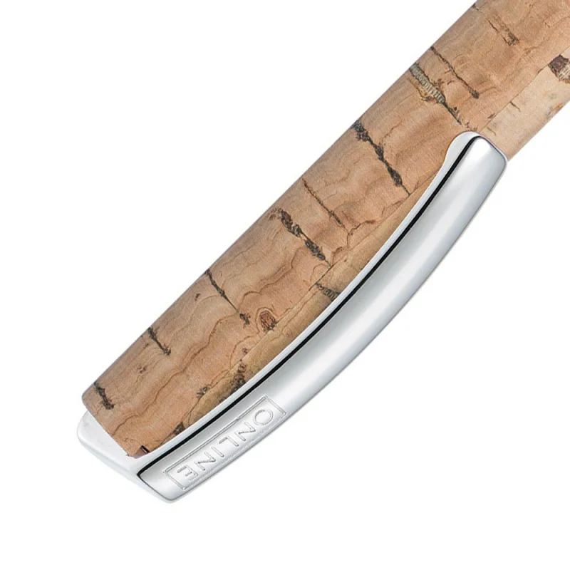 STYLO À CLIP ONLINE LIÈGE BLEU - Vue 3