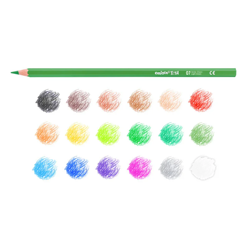 CRAYONS DE COULEUR PAQUET DE 18 GM CARIOCA - Vue 2