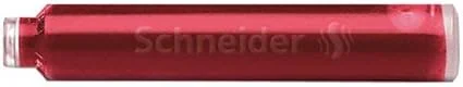 CARTOUCHE D'ENCRE SCHNEIDER PAQUET DE 6 ROUGE