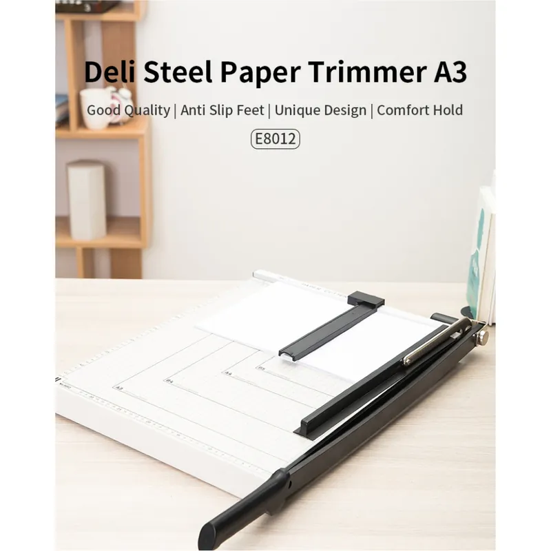 CISAILLE PAPIER A3 12 FEUILLES DELI E8012 - Vue 3