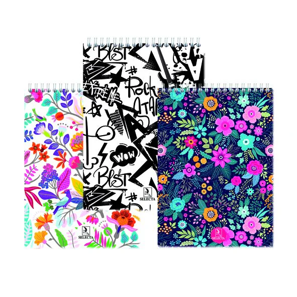 BLOC NOTE RELIURE INTEGRALE A5 160P TRAVERS