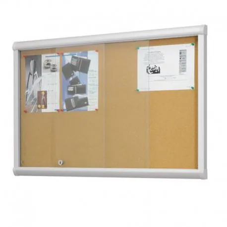 VITRINE D'AFFICHAGE PORTE COULISSANTE FOND LIÉGE 138*68CM 2X3