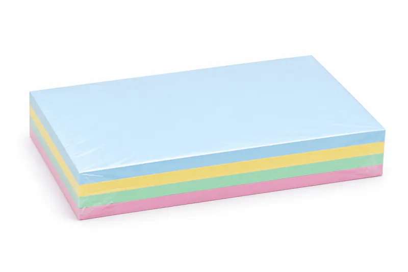 FICHE MÉTAPLAN RECTANGULAIRE 10*20 CM PQT 100 MULTI-COULEURS