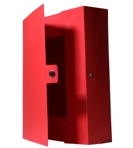 BOITE DE CLASSEMENT DOS 60MM PURPLE ESSENTIAL ROUGE