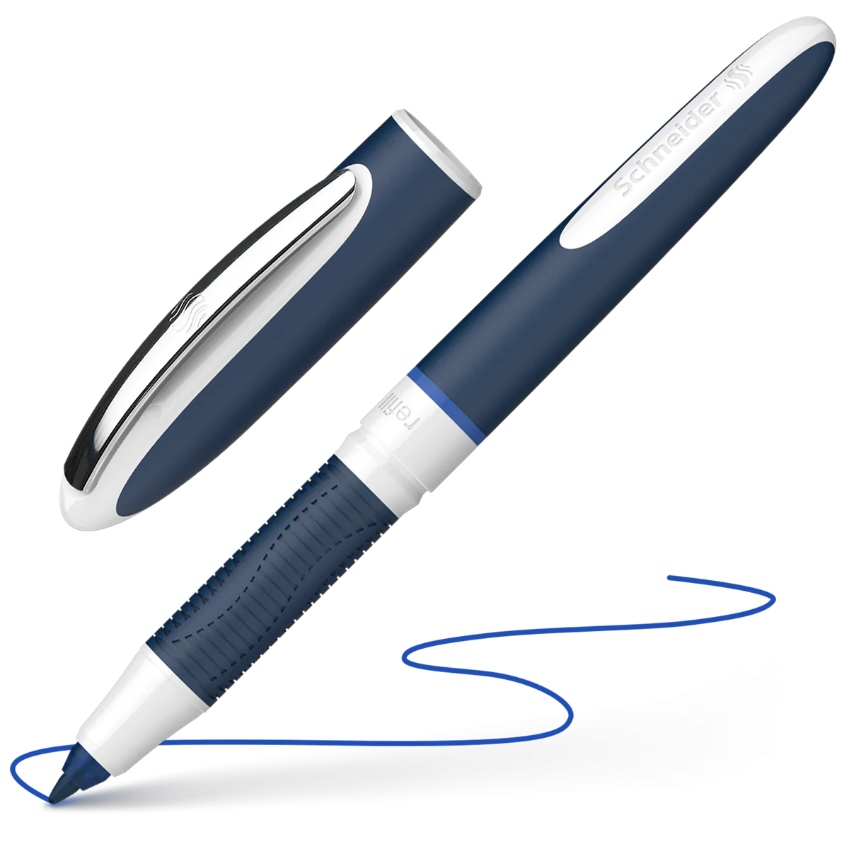 STYLO ROLLER-GEL SCHNEIDER ONE CHANGE RECHARGEABLE BLEU