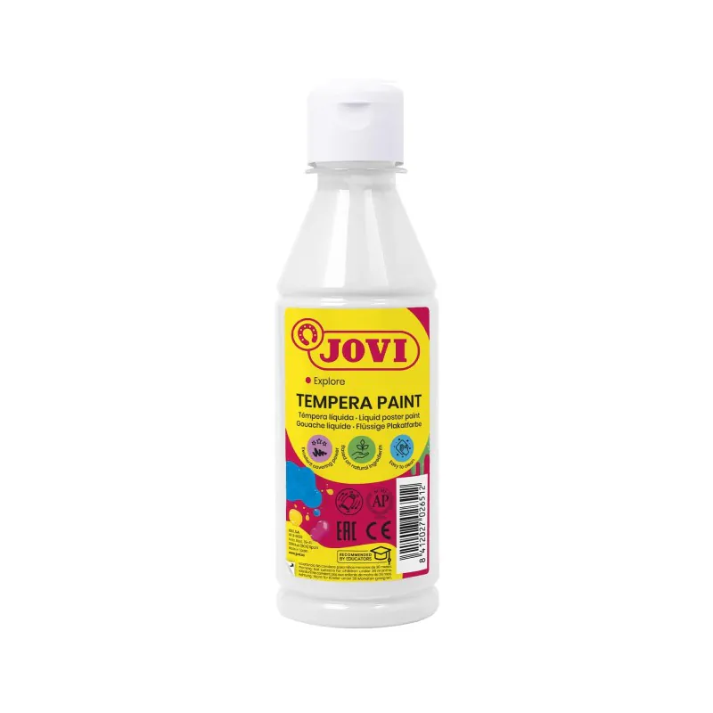 GOUACHE LIQUIDE BOUTEILLE DE 250 ML JOVI BLANC