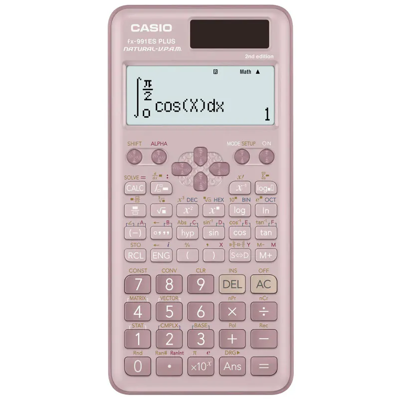 CALCULATRICE SCIENTIFIQUE CASIO fx-991ES PLUS-2PK ROSE