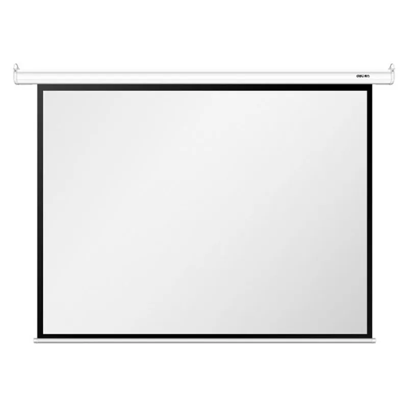 ECRAN DE PROJECTION MURAL ELECTRIQUE 258*161 CM DELI