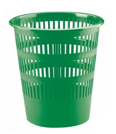 CORBEILLE A PAPIER 12L FAIBO VERT 