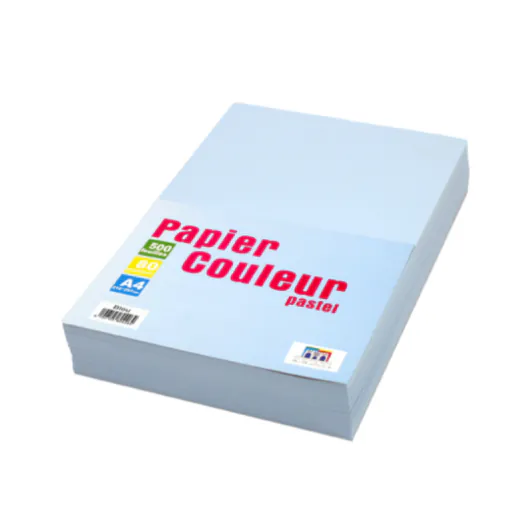 PAPIER COULEUR BLEU PASTEL 80GR A4 500F RIBAT