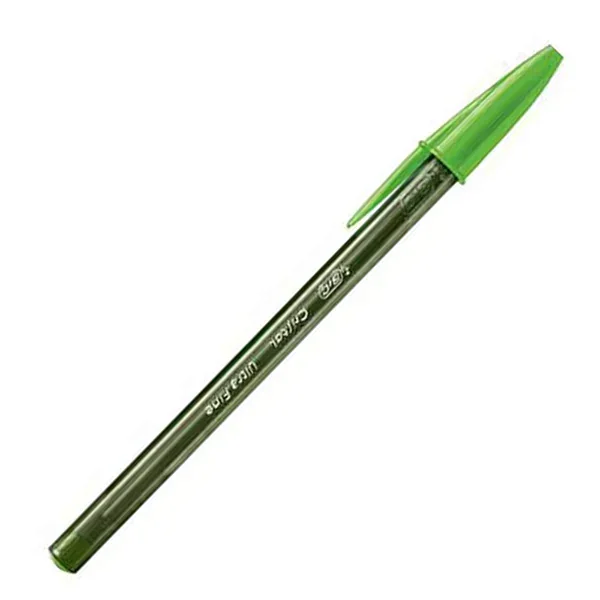 STYLO À BILLE BIC CRISTAL ULTRA FINE VERT