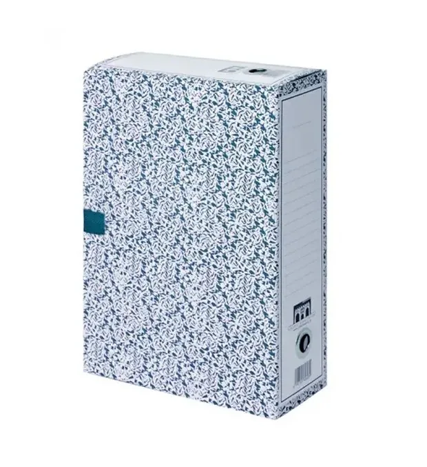 BOITE D’ARCHIVE DOS 10CM RIBAT BLEU