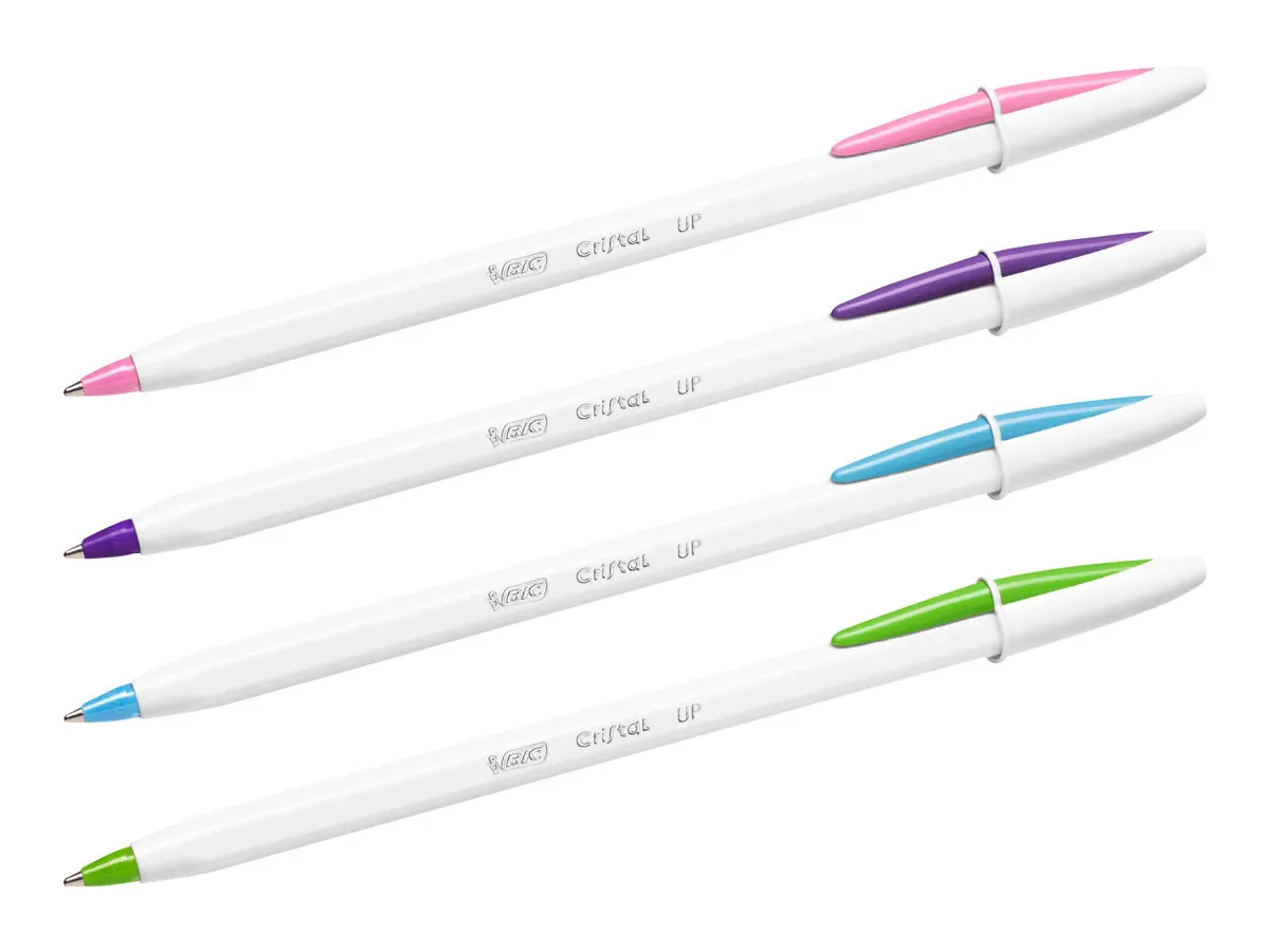 STYLO À BILLE BIC CRISTAL UP COULEURS - Vue 2