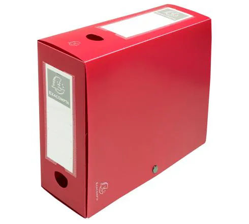 BOITE DE CLASSEMENT DOS 100MM EXACOMPTA ROUGE