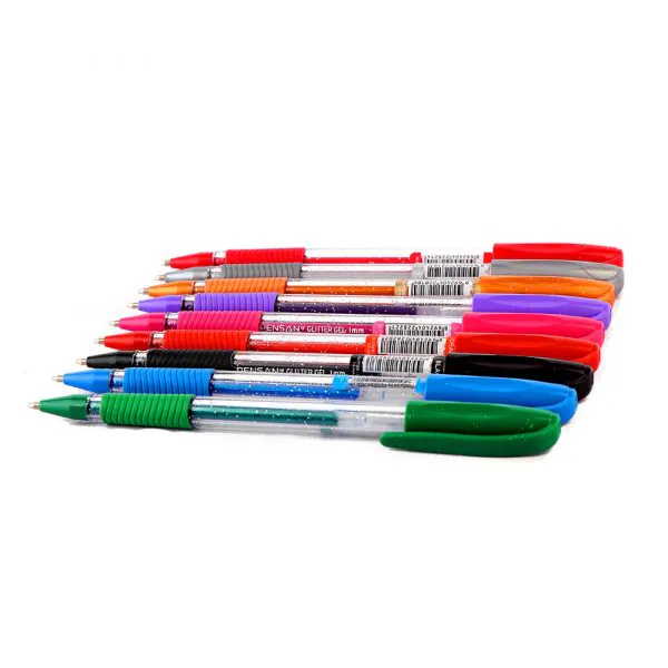 STYLO GEL GLITTER PENSAN COULEURS ASSORTIES - Vue 2