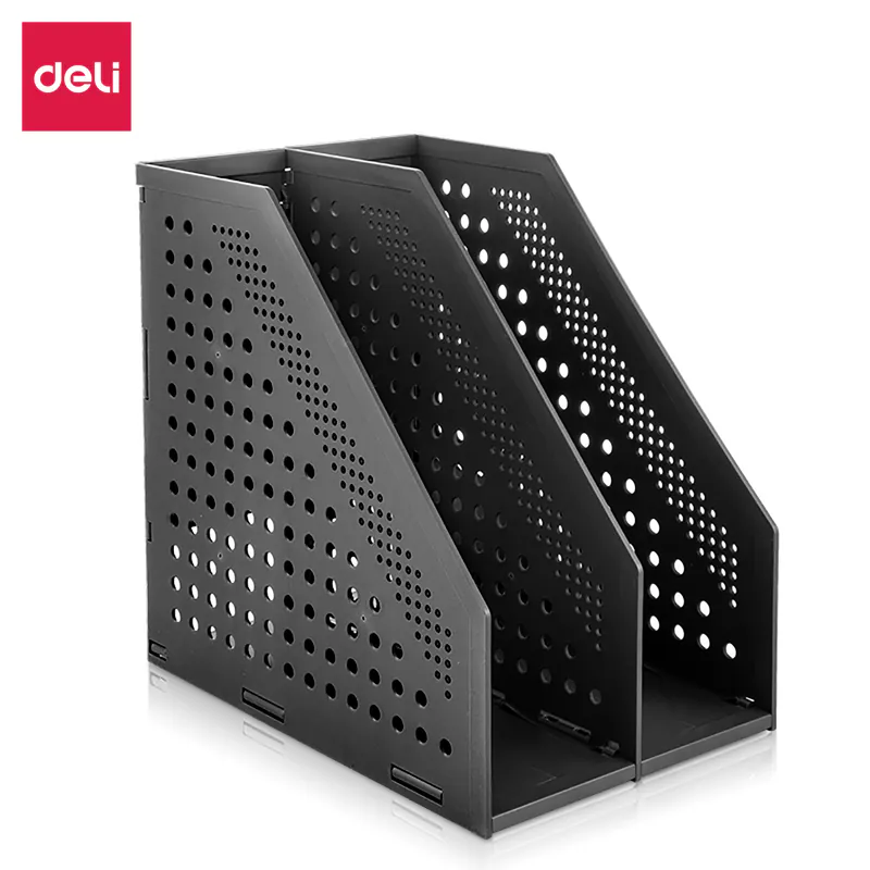 PORTE REVUE 2 COMPARTIMENTS DELI GRIS FONCE