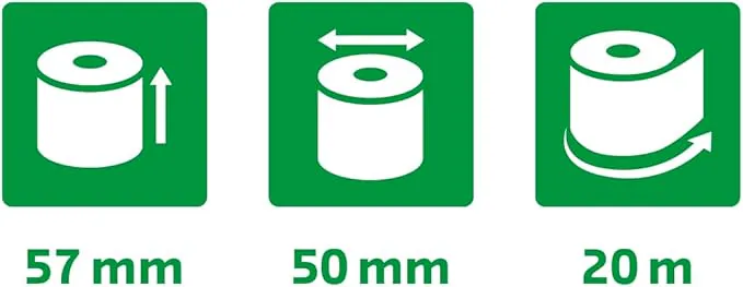 LOT DE 10 BOBINES POUR MACHINE À CALCULER 60GR 57x50 - Vue 4