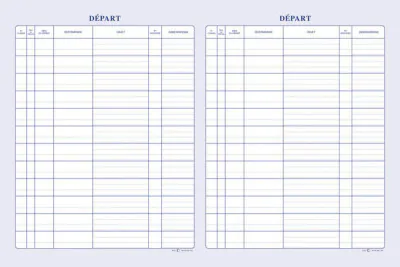 REGISTRE DEPART FRANÇAIS
