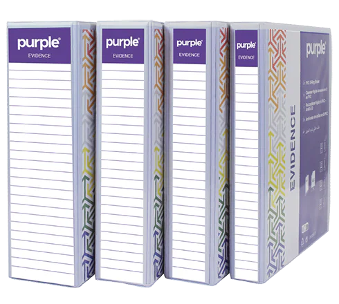 CLASSEUR PERSONNALISABLE À 4 ANNEAUX EN D 55MM - Vue 2