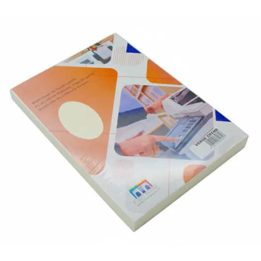 RAME PAGE DE GARDE VERGÉS A4 230G 100F CRÈME