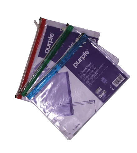 POCHETTES À ZIP A5