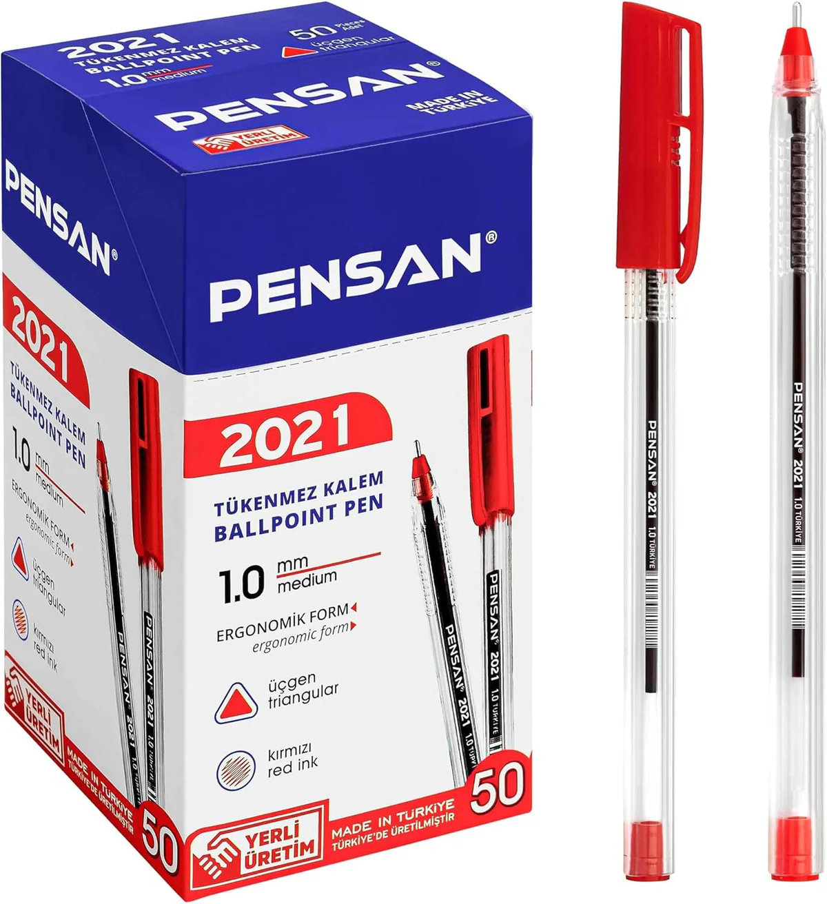 STYLO À BILLE PENSAN 2021 ROUGE