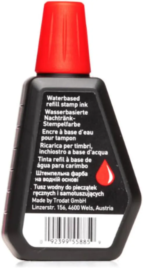 ENCRE À TAMPON 28 ML TRODAT ROUGE