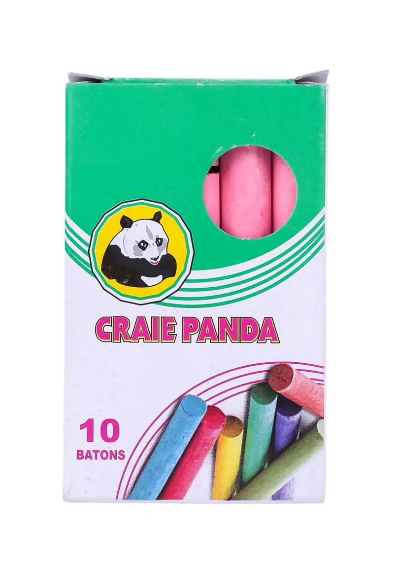 CRAIE COULEURS PQT 10 PANDA